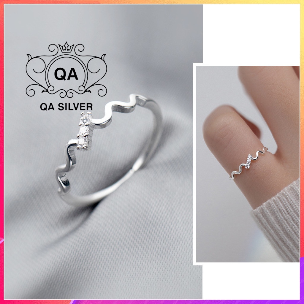 Women's 925 Silver Ring by QA SILVER