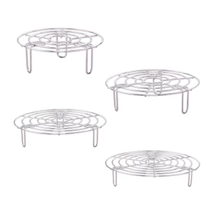 Giá làm mát nấu ăn Yoo Giá hấp bằng thép không gỉ Giá đỡ hấp nâng trong chậu Nồi chiên không khí 6 3 7 8 9 5 11in
