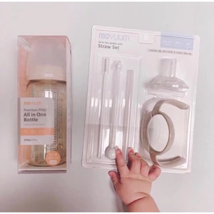 Set phụ kiện uống nước Moyuum Vàng/Moyuum Mây/Moyuum Lạc Đà