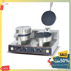 Máy làm bánh nướng công nghiệp 2400W chất liệu inox không gỉ, vệ sinh dễ dàng