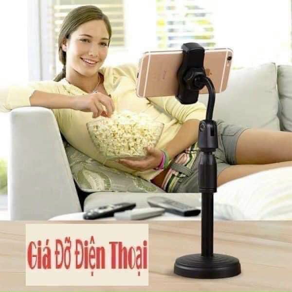 Giá đỡ điện thoại livestream xem video học online gấp gọn chắc chắn