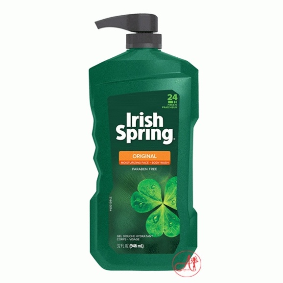 Sữa Tắm Nam Irish Spring Original Moisturizing Face + Body Wash 946ml