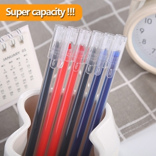 3PCS Bút mực gel cỡ lớn ngòi 0.5mm màu xanh dương/đen/đỏ