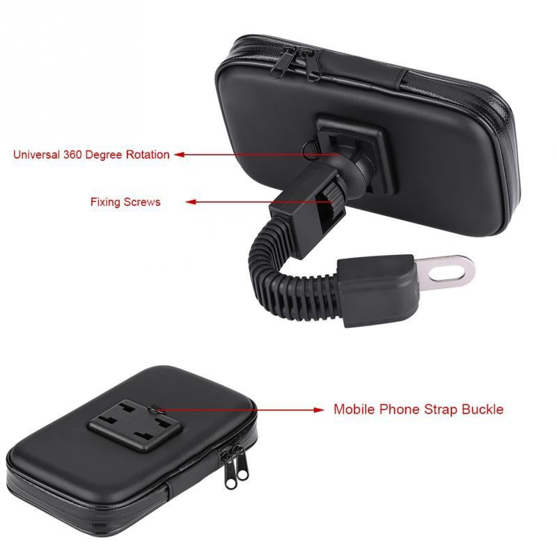 Vỏ Bọc Chống Nước Xoay 360 Độ Cho Tay Cầm Xe Đạp / Xe Máy