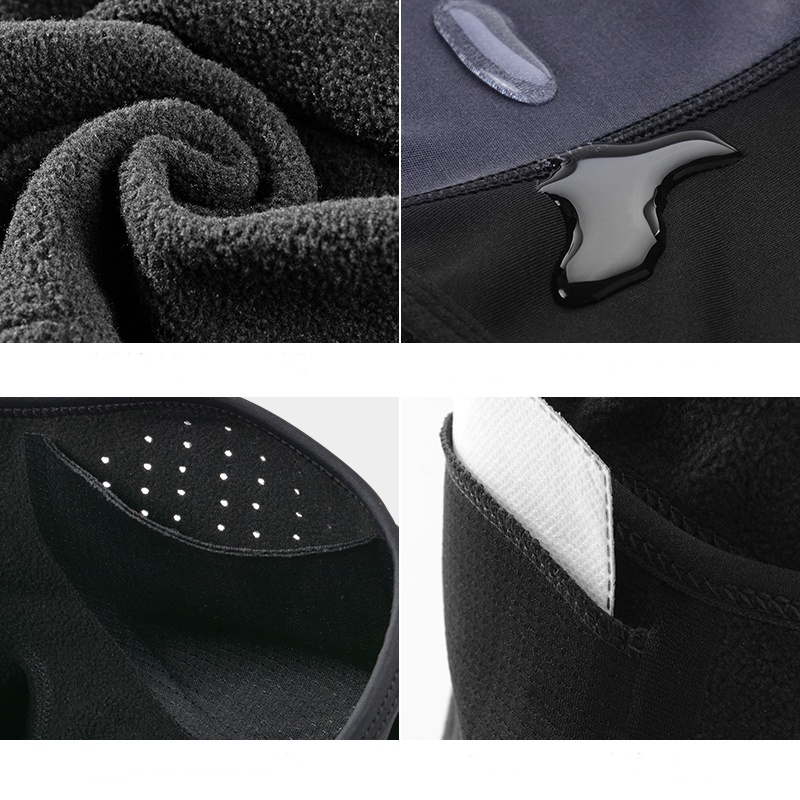 Rockbros Balaclava Mặt Nạ Lông Cừu Cho Mùa Đông, Chống Gió & Giữ Nhiệt - Phù Hợp Đi Xe Đạp, Trượt Tuyết