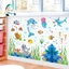 CORALTIDE Decal Dán Tường Tranh Nghệ Thuật Rong Biển Phòng Văn Phòng Phòng Khách Hippocampus