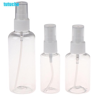 [Hàng mới về] Bình xịt rỗng trong suốt đựng mỹ phẩm du lịch tiện dụng 30/ 50/ 100ml
