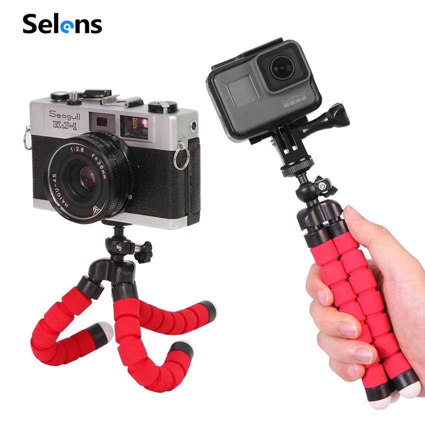 Ảnh Giá đỡ ba chân SELENS mini kiểu dáng bạch tuộc linh hoạt dành cho điện thoại máy ảnh 2