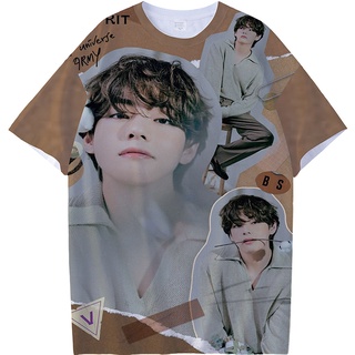 PS2 BTS DECO KIT SPOT Áo Thun Nữ Tay Ngắn Bé Gái Đồ Họa Thời Trang Nữ Tee Áo Sơ Mi Plus Size JIMIN SUGA V RM JIN