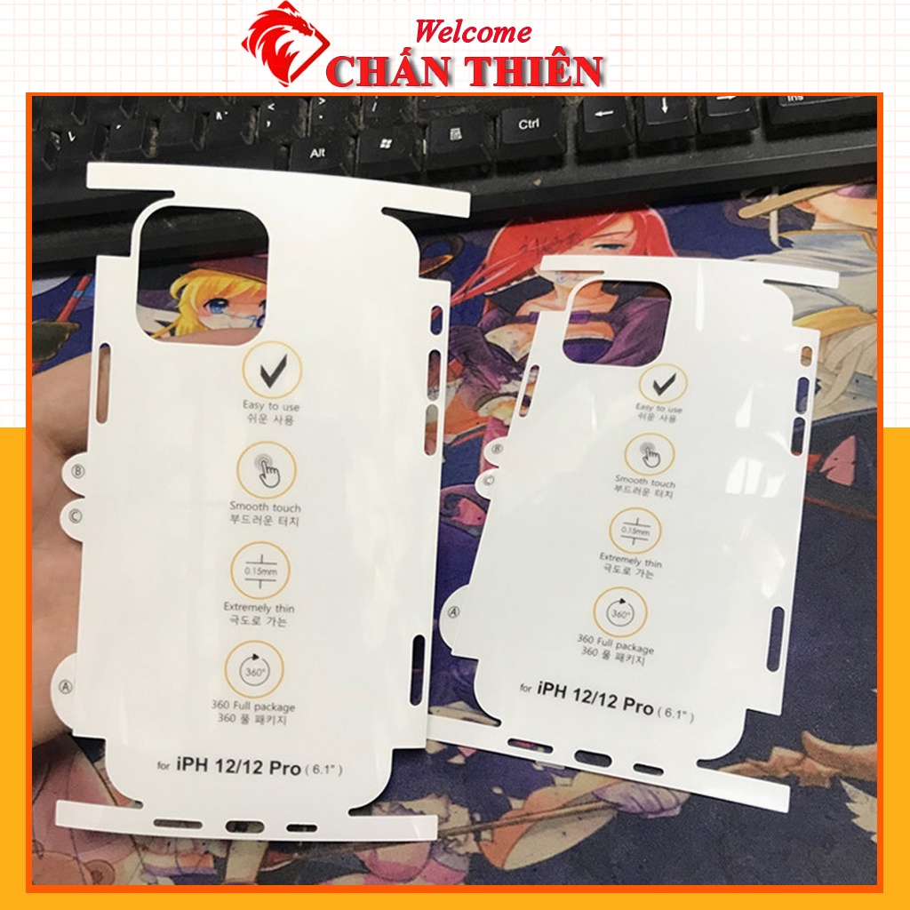 Dán ppf IP chống vân tay IP 15 pro max 17 pro 16 15 plus 14 pro max 13 12 11 pro max xs max 7 8 plus 6 6s Plus Xsmax
