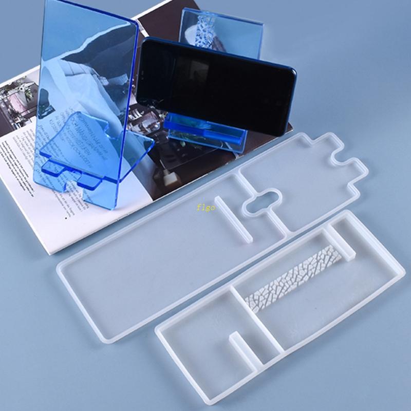 Khuôn Silicon Làm Giá Đỡ Điện Thoại Bằng Resin Pha Lê Lấp Lánh