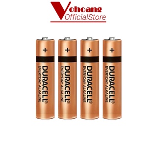 Pin đũa AAA Duracell Alkaline 1.5V Vỉ 4 viên dung lượng cao chống chảy - Hàng chính hãng