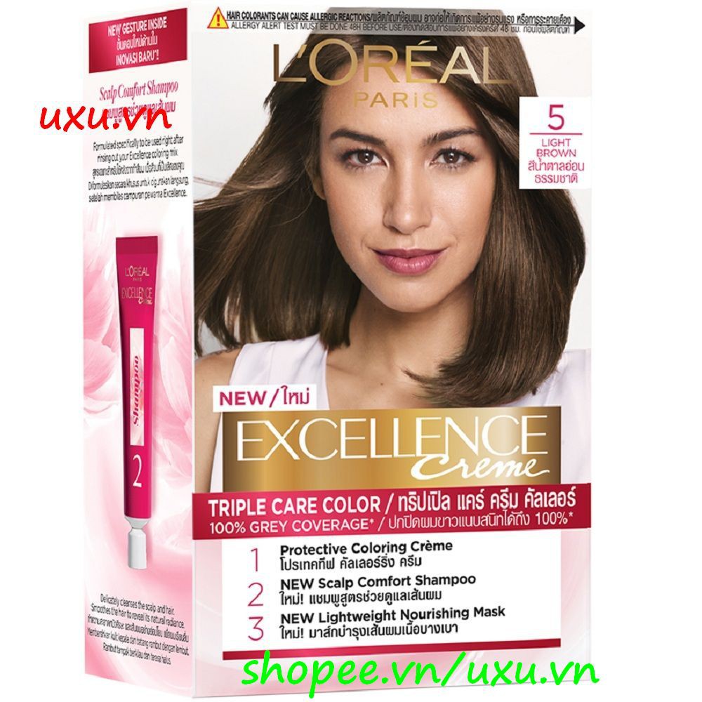 Thông tin về thuốc nhuộm tóc L'Oréal màu số 5