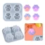 Khuôn silicone làm móc khóa hình dấu chân mèo dễ thương DIY