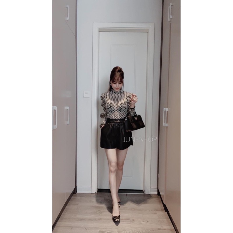 Áo Ren Hoa lưới sang chảnh