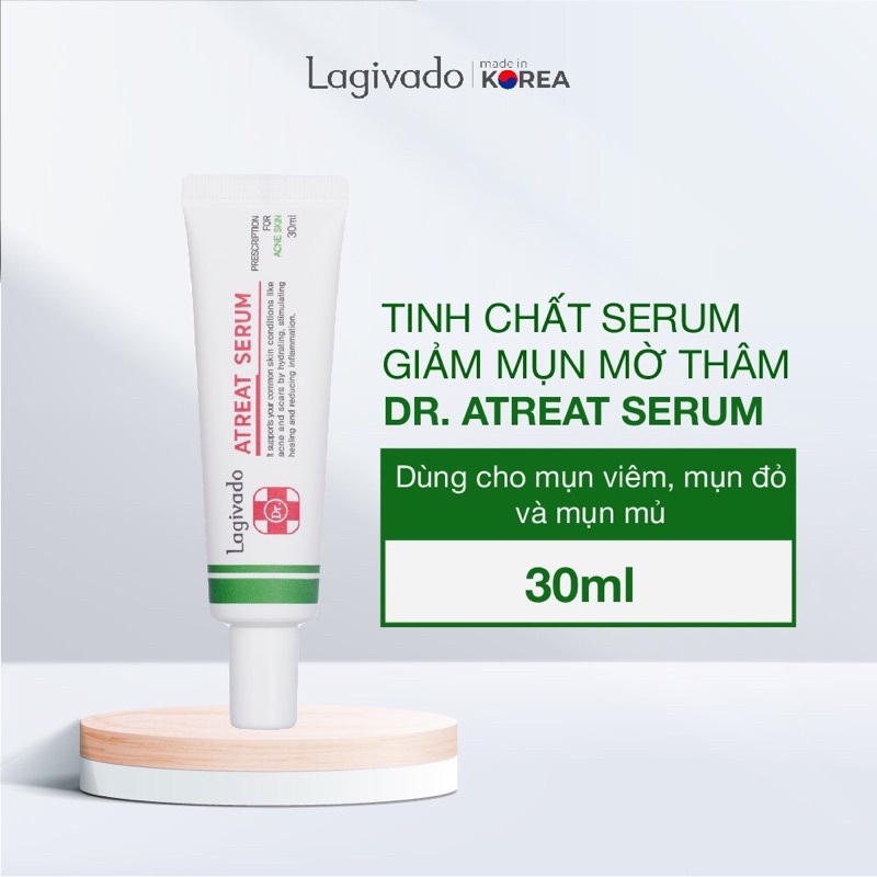 [Hàng chính hãng] - Tinh chất serum giảm mụn, mờ thâm Hàn Quốc Lagivado Dr. ATreat Serum 30 ml