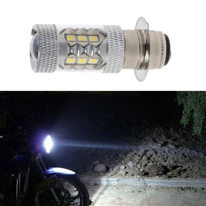 Bóng đèn pha xe máy đa năng SELA PX15D H6 80W 6500K 16 Bóng đèn báo LED Dễ dàng lắp đặt