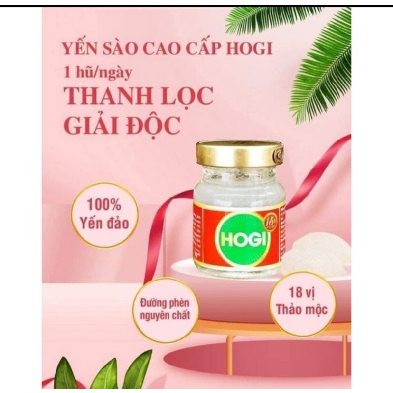 yến sào HoGi sẵn (hộp 6 hũ)