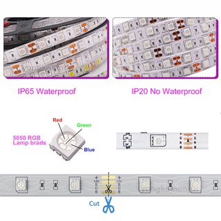 Đèn Led Dải RGB 5050 Chống Nước Linh Hoạt Ruy Băng DC 12V 5050SMD Wifi Băng Diode Phòng Ngủ Trang Trí Tiệc Đèn Led
