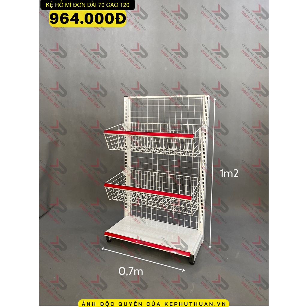 Kệ Rổ Mì ( 1 Mặt )- Dài 70 x Rộng 35 x Cao 120 | Shopee Việt Nam