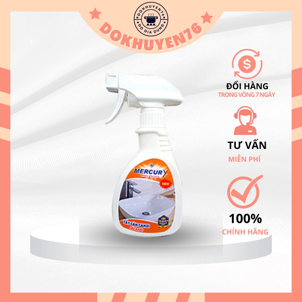 Tẩy cặn canxi, Nước tẩy cặn siêu mạnh an toàn môi trường Mercury