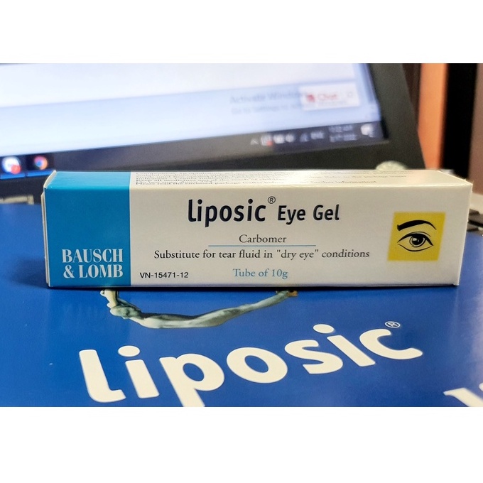 Nước nhỏ mắt nhân tạo Liposic Eye Gel date 9/2025 Shopee Việt Nam