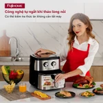 Nồi chiên không dầu 9.2 Lít Nhập Khẩu Fujihome, Nồi chiên không khí cơ tự ngắt 9.2L lòng nồi lót inox chống dính cao cấp — ảnh 2