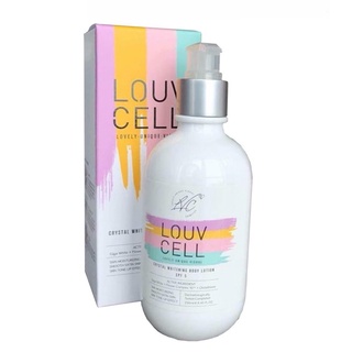 Kem dưỡng trắng da body Louv Cell 250ml -Dưỡng Thể Trắng Da LOUV CELL Crystal Whitening Body Lotion