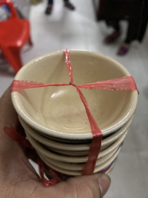 COMBO 10 CHÉN ĐÁ NƯỚNG HỘT VỊT LỘN , LÀM BÁNH BÒ