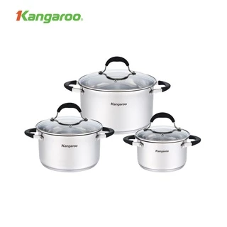 Bộ nồi Inox cao cấp 5 lớp Kangaroo KG3CS3
