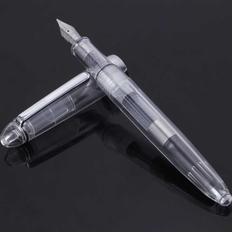 Bút máy JINHAO 992 thiết kế trong suốt với ngòi bút 0.5mm tiện lợi cho văn phòng