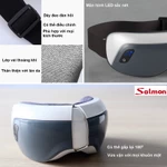 Máy Massage Mắt Cao Cấp Thông Minh Bluetooth Salmon SE220 Công Nghệ Áp Suất Túi Khí Kèm Nhiệt, Ấn Huyệt, Mát Xa Mắt — ảnh 4