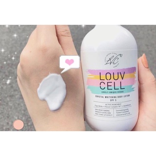 Kem dưỡng trắng da body Louv Cell 250ml -Dưỡng Thể Trắng Da LOUV CELL Crystal Whitening Body Lotion