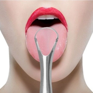 Dụng cụ vệ sinh Lưỡi , Cạo lưỡi bằng thép không gỉ tiện dụng