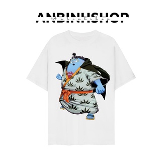 [JINBE] Áo thun bé trai tay ngắn in hình nhân vật hoạt hình Anime Jinbe người cá phim One Piece nhiều Size lựa chọn
