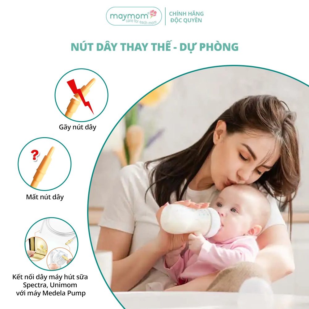 Mô tả Nút Dây Hút Sữa Maymom, Phụ Kiện Thay Thế Dây Hơi Máy Hút Sữa Medela (1 cái) - 3