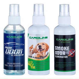 Xịt khử mùi khói thuốc lá CAROLINE 100ml - Sát khuẩn và đem lại mùi hương dễ chịu