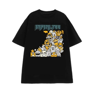 Áo thun INFINITEE Fni0363, Thun 100% Cotton - form rộng Unisex.