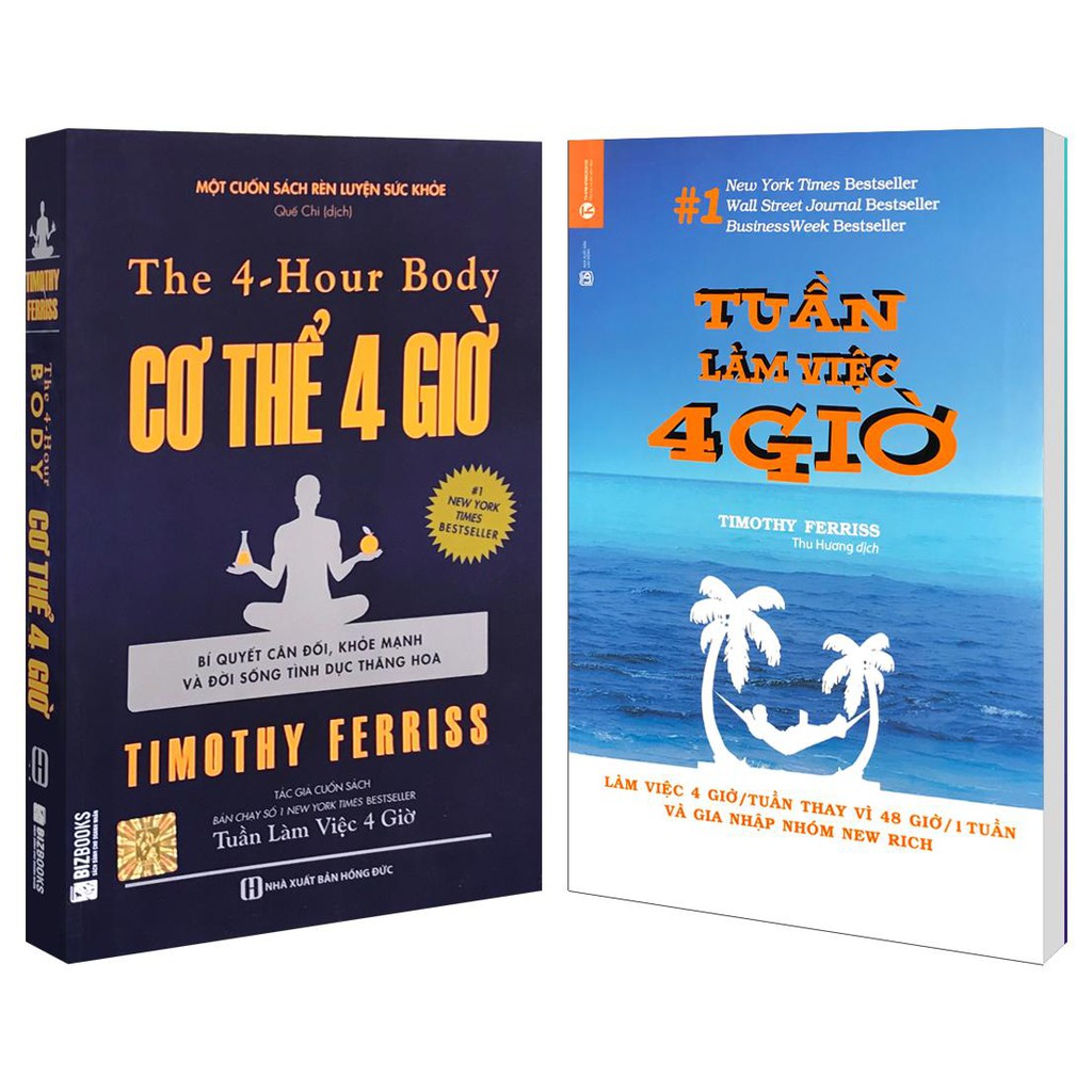 Sách - Combo 2 cuốn, lẻ tùy chọn: The 4 - Hour Body: Cơ Thể 4 Giờ + Tuần làm việc 4 giờ  (Tái bản)
