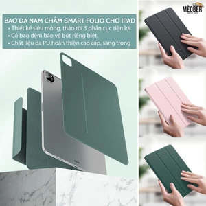 Bao da i pad nam châm tháo rời cho Pro 11, Air 4/5/6/7, 12.9 inch, mini 6/7, Pro M4 - Case i pad 3 mảnh hít nam châm