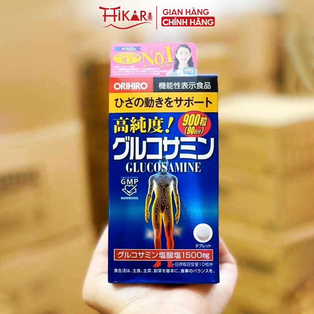 Ảnh Viên uống bổ xương khớp Nhật Bản Glucosamine 1500mg Orihiro Japan - 900 viên 2