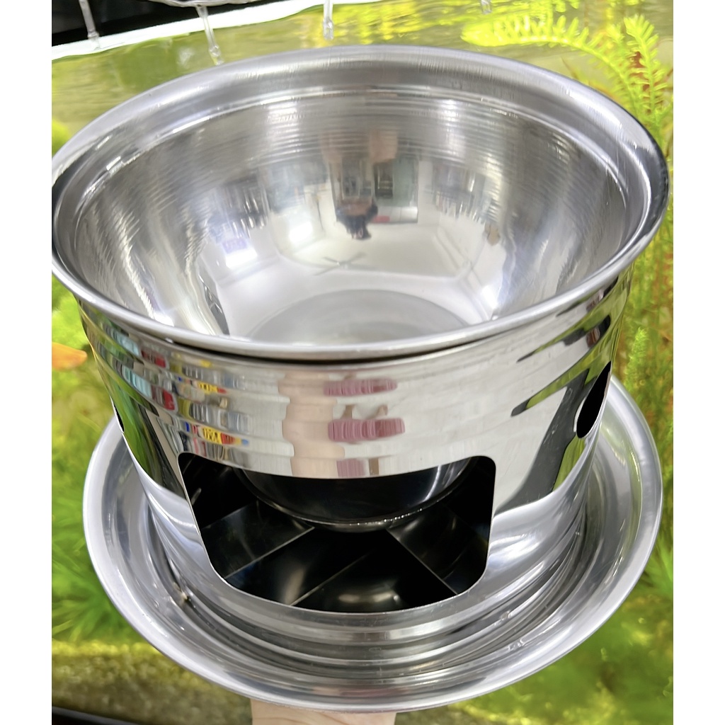 Lẩu inox Bếp  1 người, Dùng Cho Quán nồi lẩu 1 người Tiến Thành