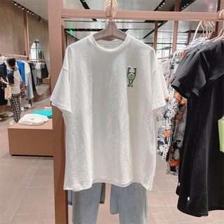 Áo thun HIIXIIVI tay ngắn cổ tròn cotton thời trang mùa hè Hàn Quốc 2024