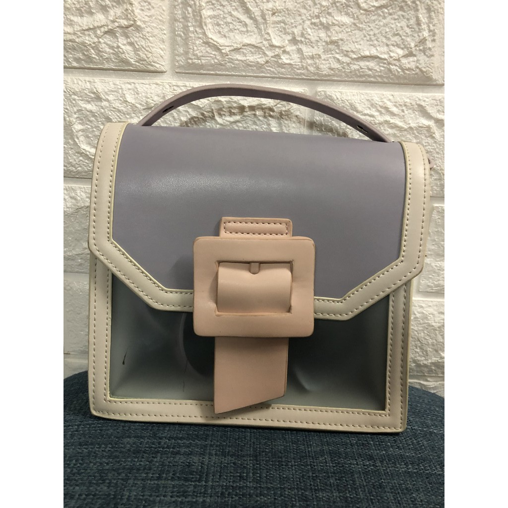 Charles and keith see online through effect buckled bag