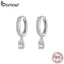 Bamoer Bông Tai bạc 925 Đính Đá cz Thời Trang bse157