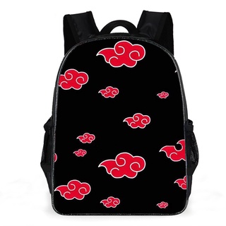 Naruto Anime Ba Lô Unisex Trẻ Em Kakashi Itachi Học Sinh Học Sinh Túi Sasuke Dung Tích Lớn Ngoài Trời Túi Du Lịch
