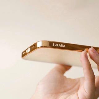 Ốp lưng nhám viền mạ vàng bất tử cho iphone 13/13pro/13promax