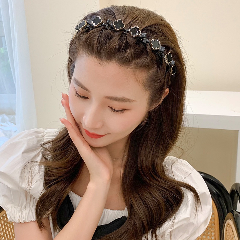 Băng đô, Bờm Tóc Đính Hoa Có Kẹp Giữ Tóc Tạo Độ Phồng Siêu Xinh, Xược Tóc Hot Tiktok