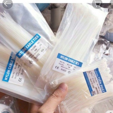 BỊCH 80 SỢI Dây rút nhựa nhiều kích thước tiện dụng cho gia đình