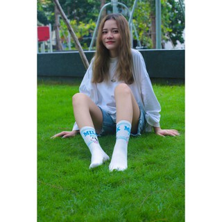 [MUA 2 TẶNG 1]Tất vớ nữ Ulzzang cổ cao Sữa Dâu Kikiya cao cấp Hàn Quốc W-C-016 (Chính Hãng)